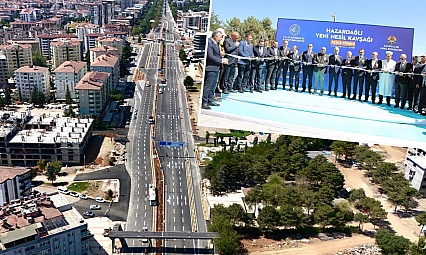 Estetik, ekonomik ve trafiği rahatlatan kavşak hizmete açıldı