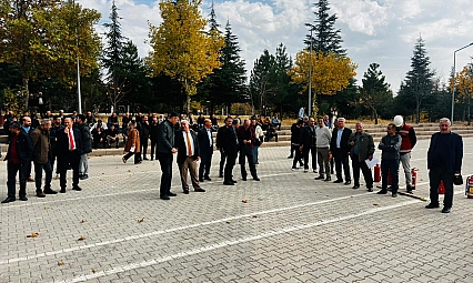 Fırat üniversitesinde yangın tatbikatı gerçekleştirildi