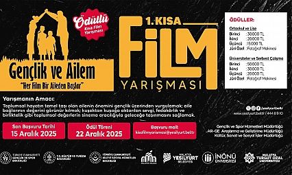 Malatya'da 1. Kısa Film Festivali'nde son başvuru 15 Aralık