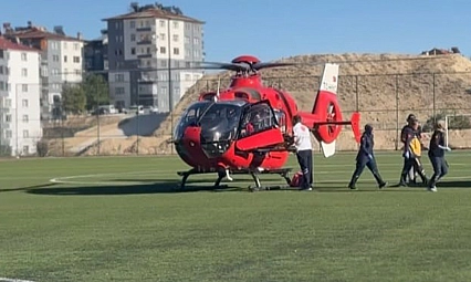 Malatya'da 77 yaşındaki hasta için ambulans helikopter sevk edildi