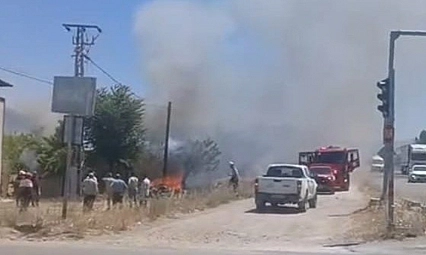 Malatya'da korkutan yangın