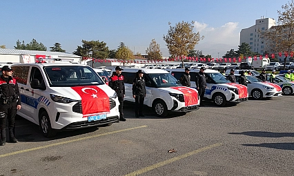 Malatya güvenlik filosu güçlendi: 67 yeni araç hizmete alındı