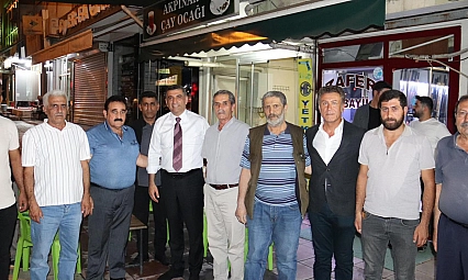 Milletvekili Erol ve Sarıbal Karakoçan ve Kovancılar'da vatandaşlarla buluştu