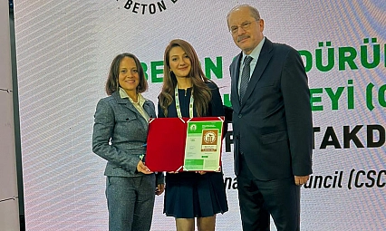 Seza Çimento'nun çevreci yaklaşımı uluslararası arenada tescillendi