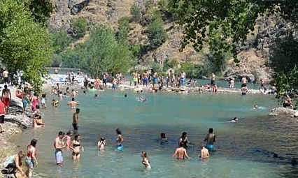 Tunceli'de suya girmek yasaklandı!