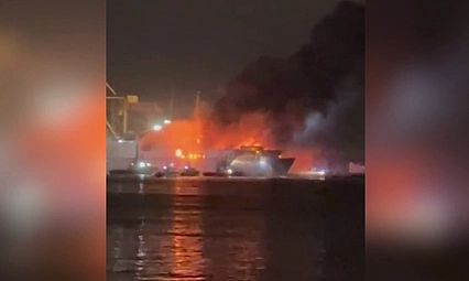 Türk gemisi Ukrayna limanında saldırının hedefi oldu