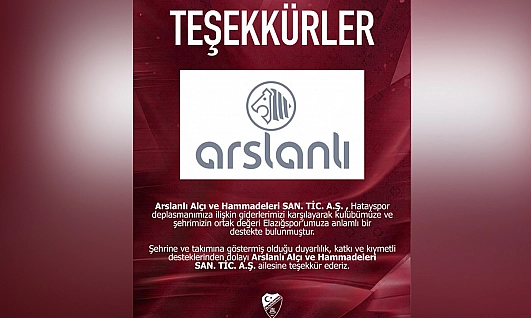 Arslanlı A.Ş.'den Elazığspor'a anlamlı destek