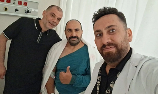 Elazığspor'da tribün liderine geçmiş olsun ziyareti