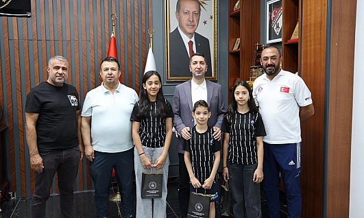 Eskrim İl Temsilciliğinden İl Müdürü Abdulsamet Eren'e teşekkür ziyareti
