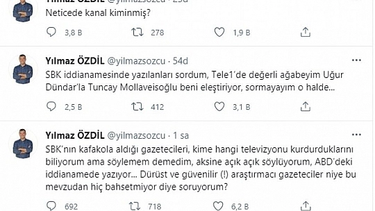 Uğur Dündar'dan Yılmaz Özdil'e: 'Mezarıma gelme!'
