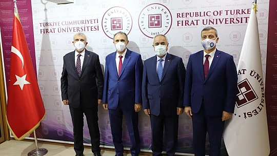 Bakan Yardımcıları ve Rektörlerden Fırat Üniversitesine Ziyaret
