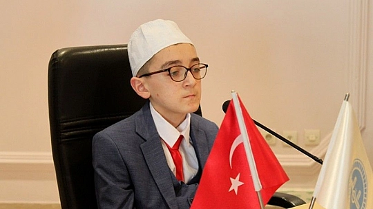 Elazığlı hafız bölge birincisi oldu