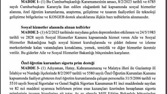 Elazığ Dahil Afet Bölgesi İlan Edilen İllerde Ödemeler Silindi