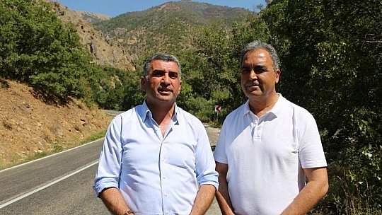 Milletvekili Erol, yangın bölgesini ziyaret etti