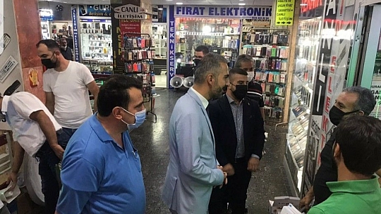 Deva Partisi'nden Esnafa ziyaret