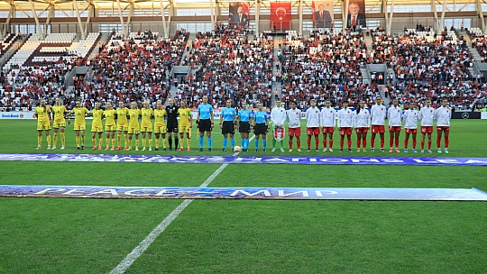 Elazığ'da, Millilerimiz rahat kazandı