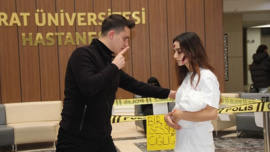 FÜ Hastanesi'nde Kadına Yönelik Şiddetle Mücadele Günü Etkinliği