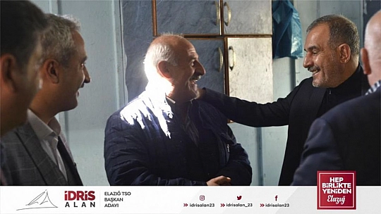 ETSO Başkan Adayı Alan, Karakoçan İlçesini Ziyaret Etti