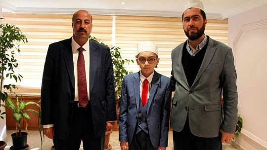 Elazığlı hafız bölge birincisi oldu