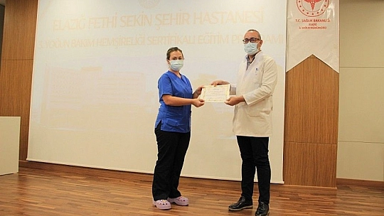 Şehir Hastanesi 3.'Yoğun Bakım Hemşireliği Sertifikalı Eğitim' Programı Tamamlandı