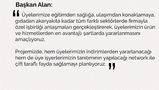 Başkan Alan'ın Bir Önemli Projesi Daha Hayata Geçti
