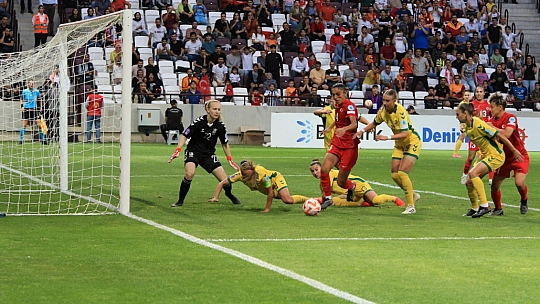 Elazığ'da, Millilerimiz rahat kazandı