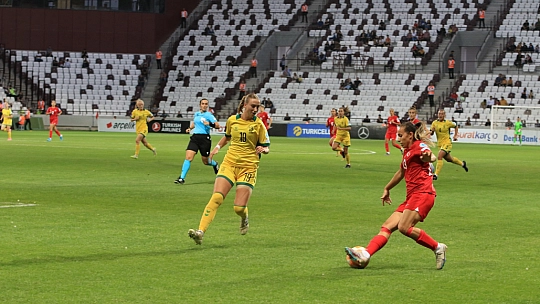 Elazığ'da, Millilerimiz rahat kazandı