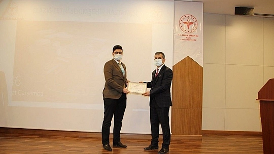 Şehit Fethi Sekin Şehir Hastanesi şehit yakını, gazi ve gazi yakını çalışanlar düzenlenen etkinlikte bir araya geldiler