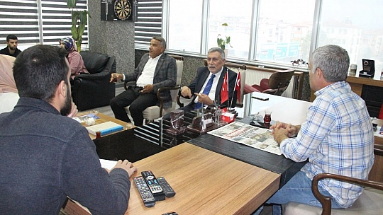 İl Başkanı Yıldırım'dan FHGC ve Hakimiyet'e ziyaret