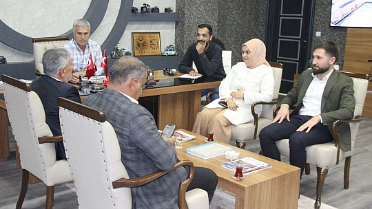 İl Başkanı Yıldırım'dan FHGC ve Hakimiyet'e ziyaret