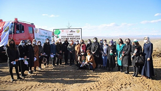 Elazığ'da 11 şehit anısına fidan dikildi