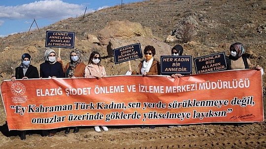 Elazığ'da 11 şehit anısına fidan dikildi