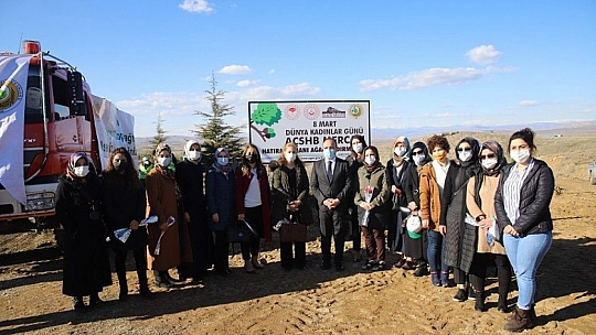 Elazığ'da 11 şehit anısına fidan dikildi