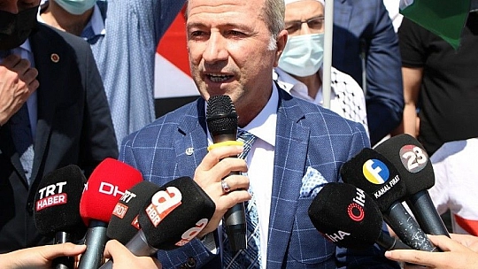 Elazığ'da Filistinli şehitler için gıyabi cenaze namazı kılındı