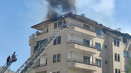 Palu'da çıkan yangın söndürüldü