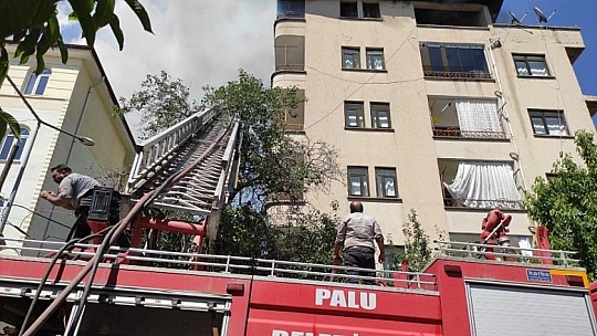 Palu'da çıkan yangın söndürüldü