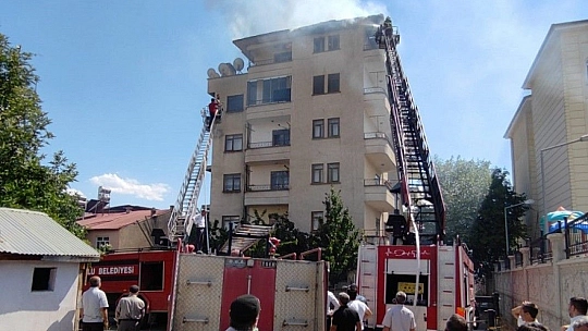 Palu'da çıkan yangın söndürüldü