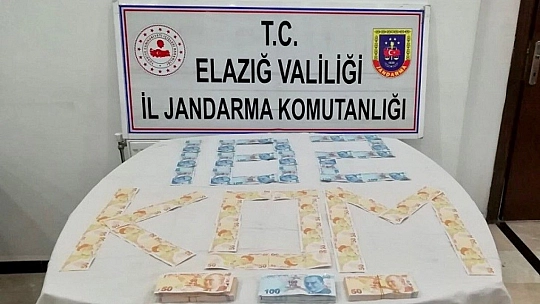 İstanbul'dan Elazığ'a 26 bin TL sahte para getiren şüpheli yakalandı
