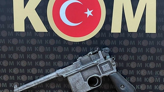 Malatya'da 18. yy ait yarı otomatik tabanca ele geçirildi