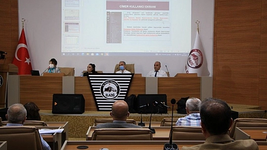 Elazığ'da CİMER ve Açıkkapı personeli bilgilendirildi