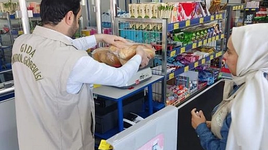 Elazığ'da Ekmek Gramajı Denetimi
