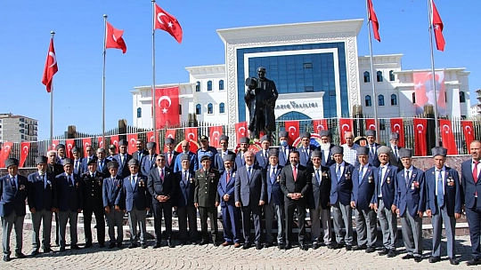 Elazığ'da 19 Eylül Gaziler Günü, düzenlenen tören ile kutlandı