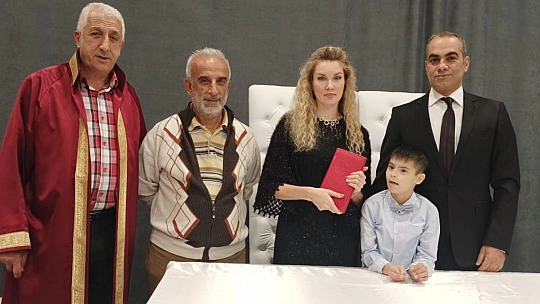 Rusya'dan Elazığ'a gelin geldi