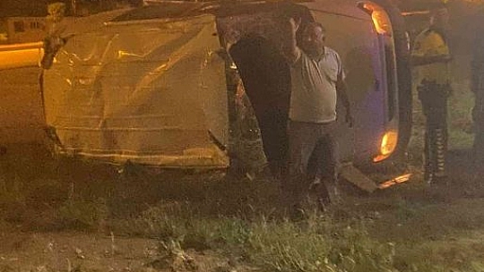 Baba ve oğlu ayıran kazanın görüntüleri ortaya çıktı