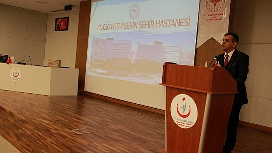 Şehit Fethi Sekin Şehir Hastanesi şehit yakını, gazi ve gazi yakını çalışanlar düzenlenen etkinlikte bir araya geldiler