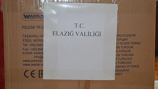 Elazığ'dan afet bölgelerine yardım