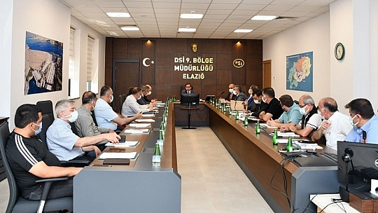 2021 Yılı Elazığ İl Su Yönetimi Koordinasyon Kurulu Toplantısı Gerçekleştirildi