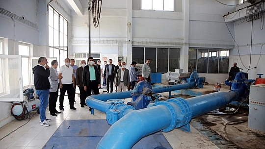 Elazığ Belediye Meclis Üyeleri Su Arıtma Tesisinde İncelemelerde Bulundular