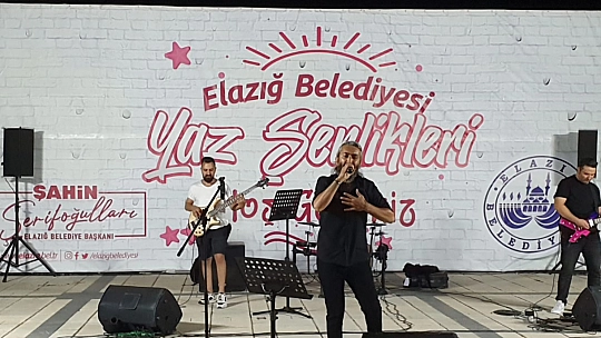 Elazığ Belediyesi Yaz Şenlikleri'ne Vatandaşlardan Yoğun İlgi