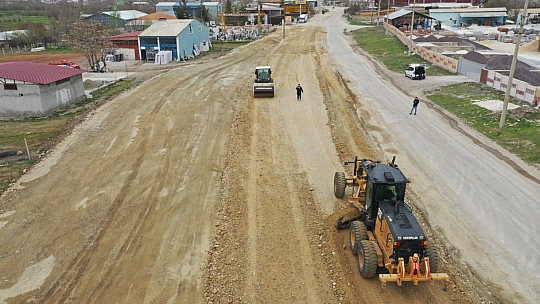 Elazığ Belediyesi Yol Çalışmalarını Sürdürüyor